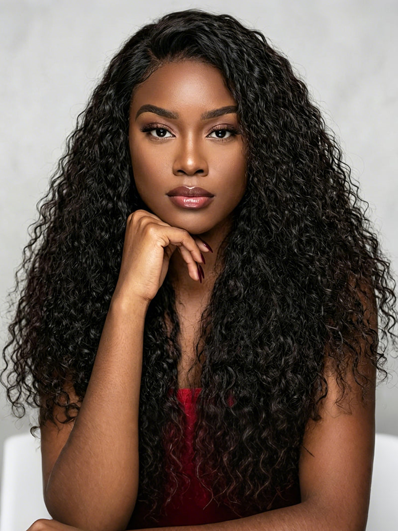 Deep Wave Half Wig — Seamless Flip, No Glue | URFIRST