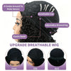 Glueless Burmese Curly Half Wig Human Hair Wear & Go No Glue Seamless Flip | URFIRST