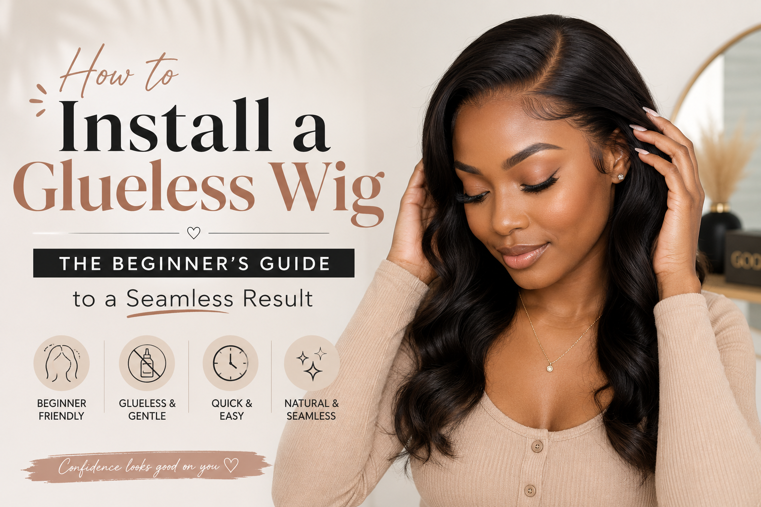 How to Install a Glueless Wig — The Beginner's Guide to a Seamless Result