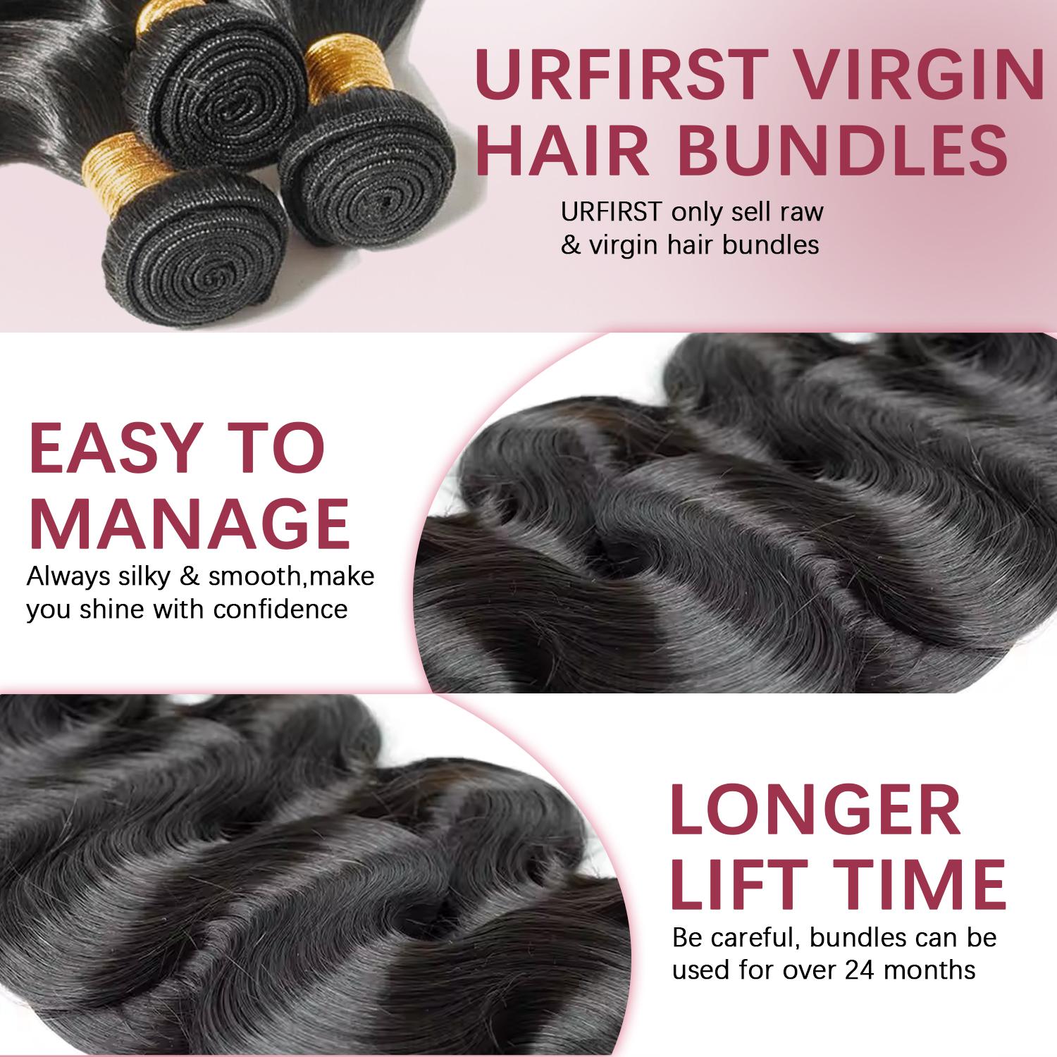 URFIRST body wave hair bundles Xuchang factory direct quality