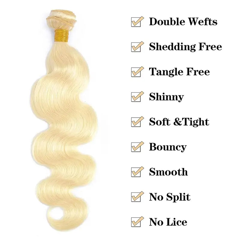 12A Grade #613 Blonde Body Wave Bundles | URFIRST