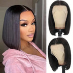 13×4 HD Lace Straight Bob Wig — Natural Black | URFIRST
