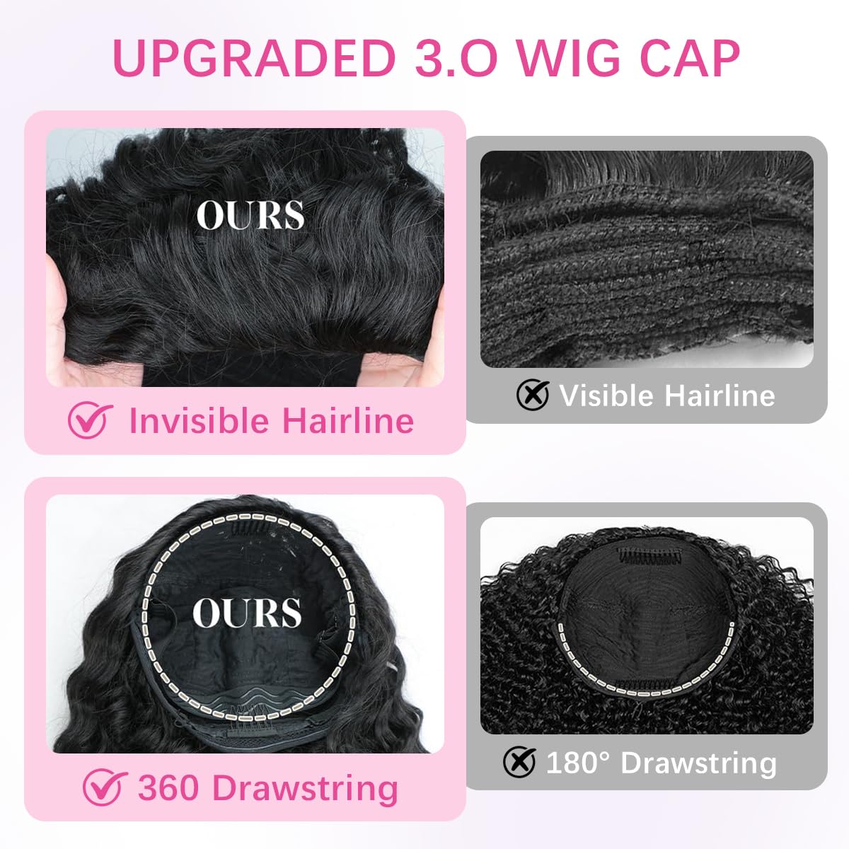 Deep Wave Half Wig — Seamless Flip, No Glue | URFIRST
