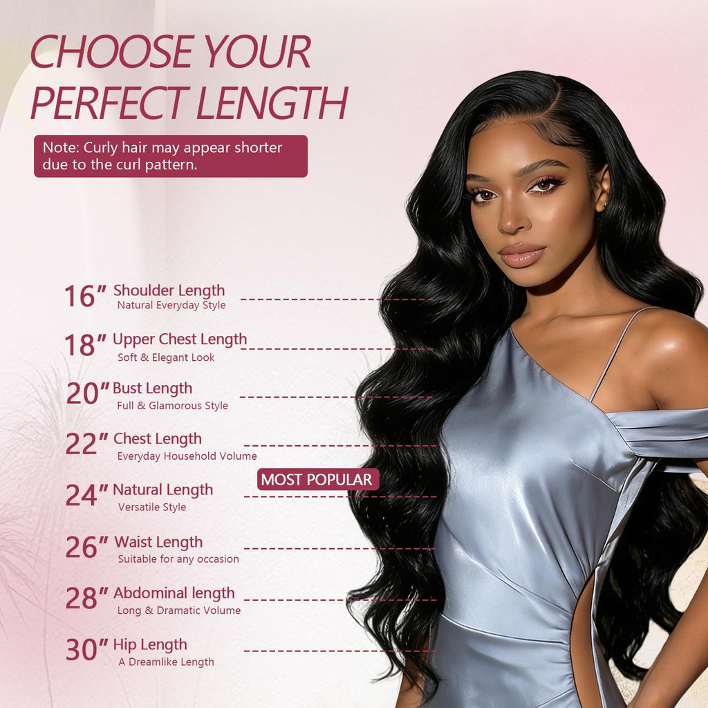 16A Grade Virgin Body Wave Bundles — Natural Black | URFIRST