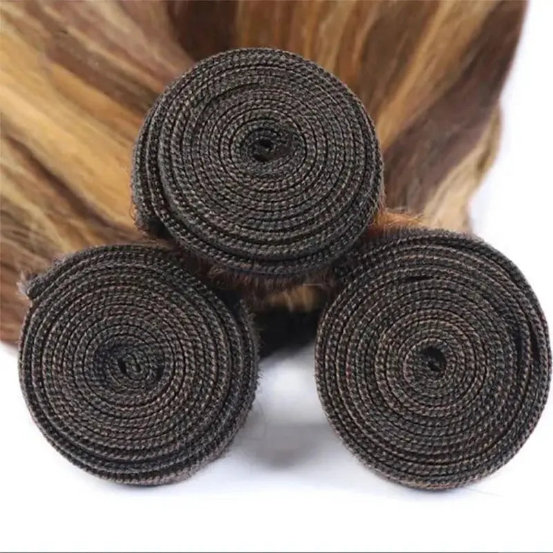 P4/27 Ombre Honey Brown Body Wave Bundles | URFIRST