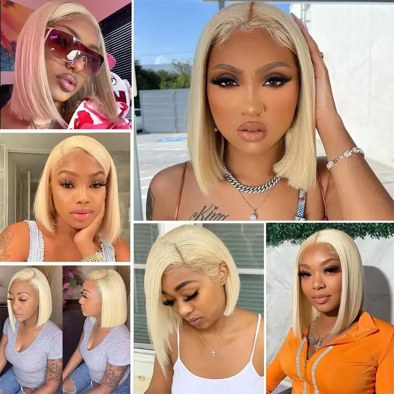 Professional Black woman URFIRST 613 straight bob, polished look