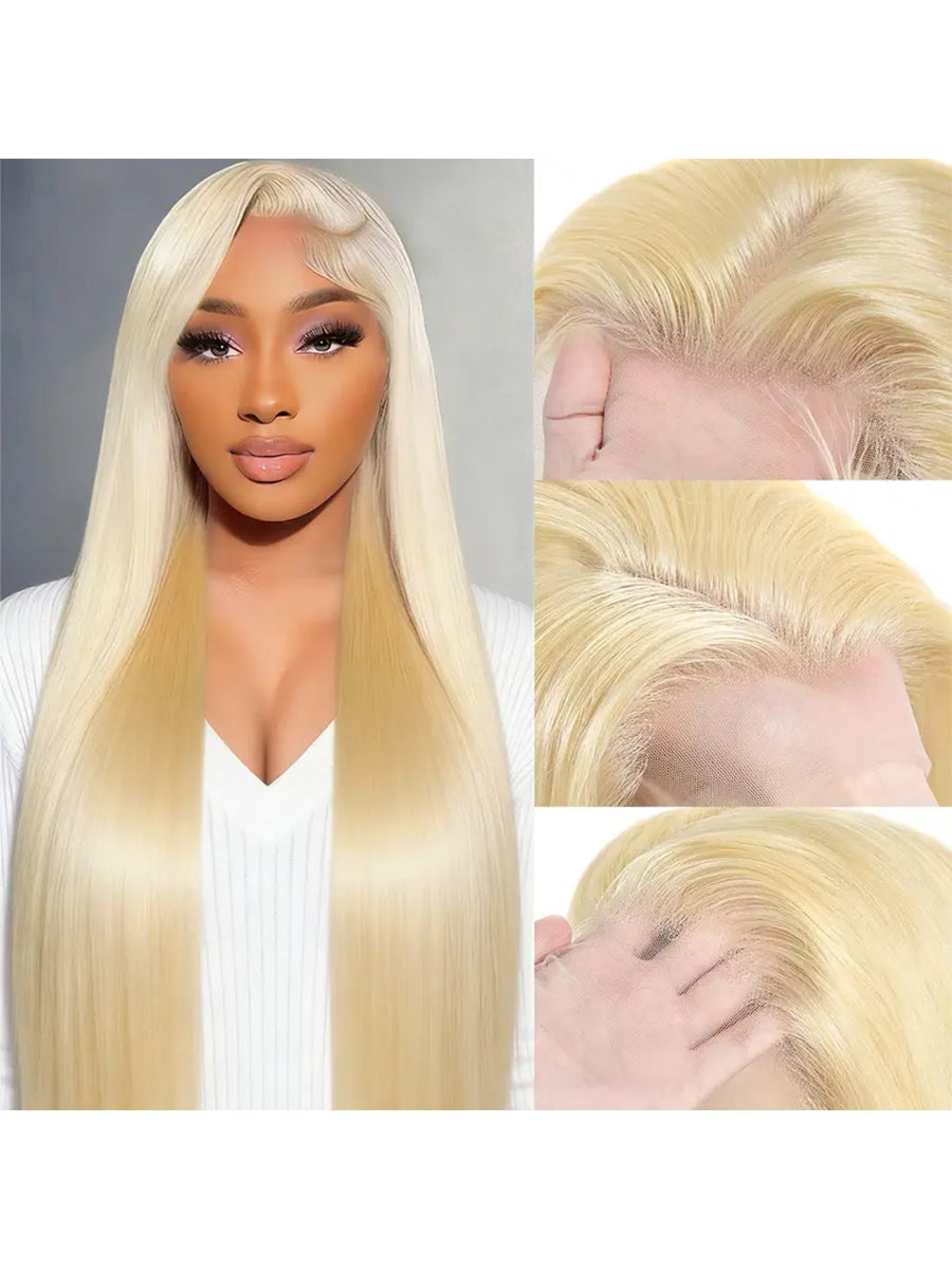 HD Lace Front Wig Straight Human Hair 613 Blonde 13x6 | URFIRST