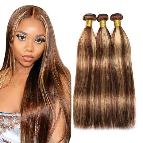 P4/27 Ombre Honey Brown Body Wave Bundles | URFIRST