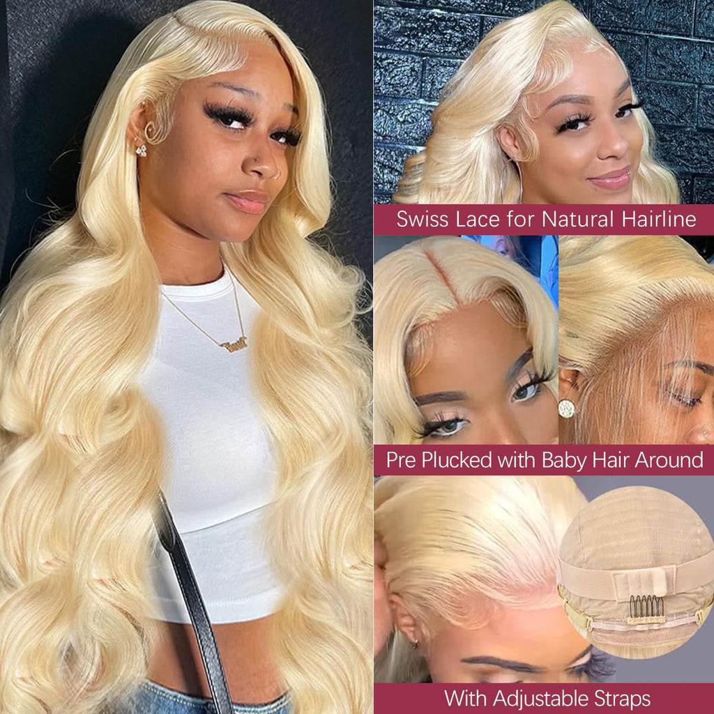 13×6 HD Lace Body Wave Wig — #613 Blonde | URFIRST