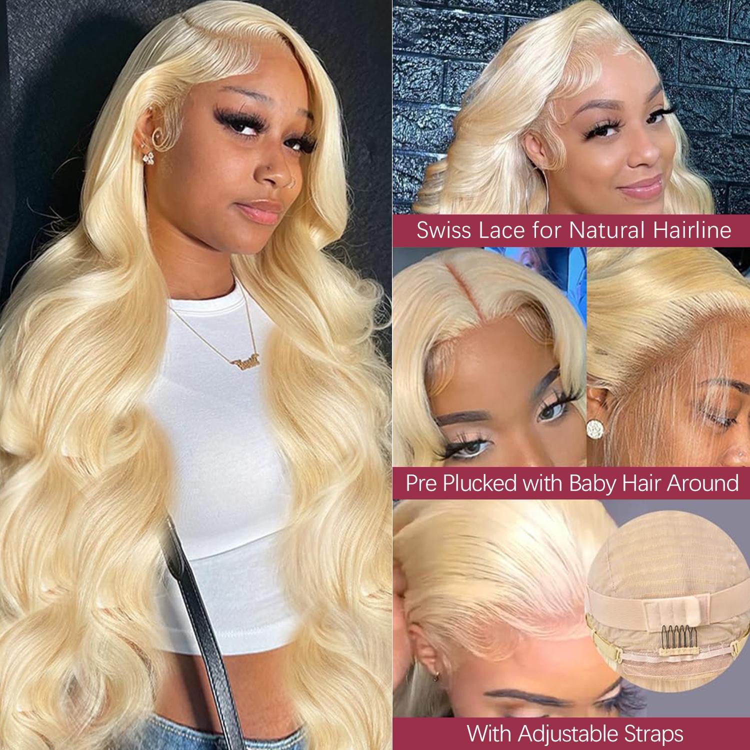 13×6 HD Lace Body Wave Wig — #613 Blonde | URFIRST