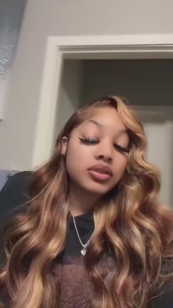 P4/27 Ombre Honey Brown Body Wave Bundles | URFIRST