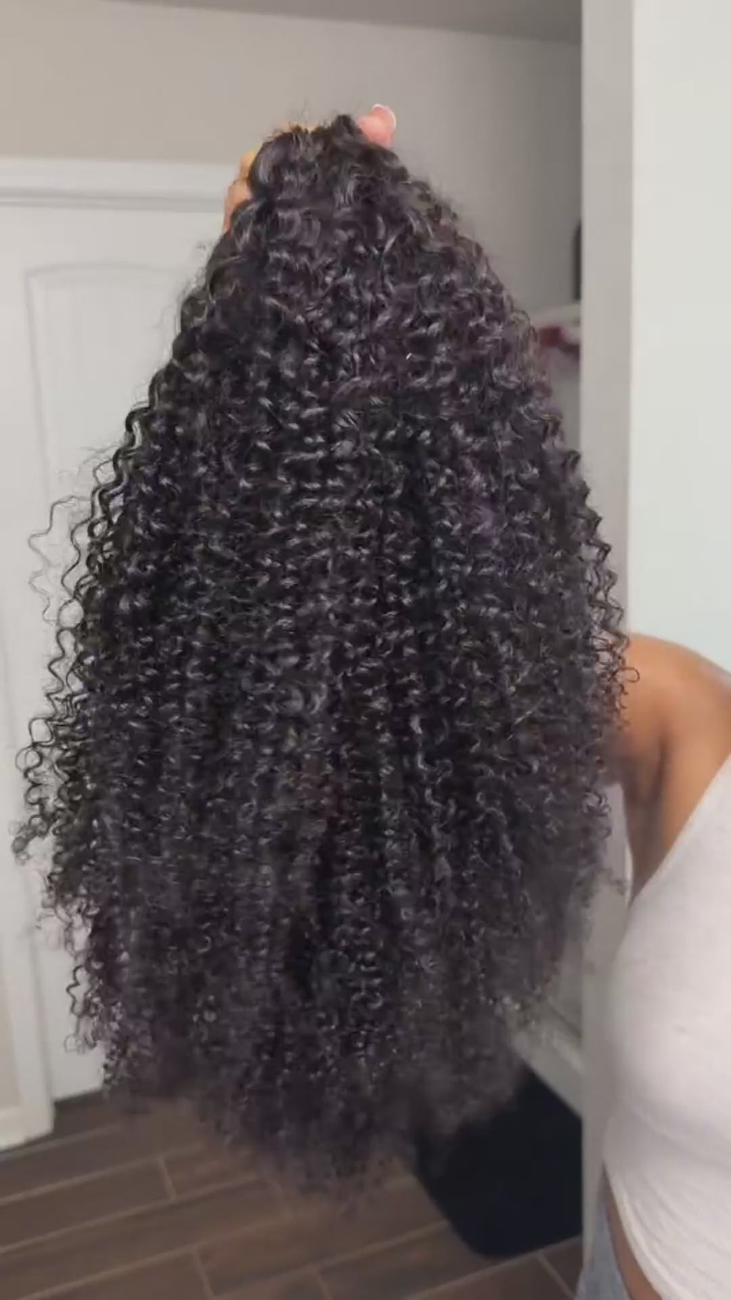 Glueless Burmese Curly Half Wig Human Hair Wear & Go No Glue Seamless Flip | URFIRST