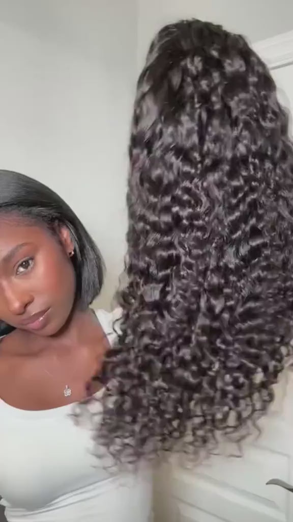 Deep Wave Half Wig — Seamless Flip, No Glue | URFIRST