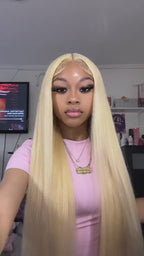 HD Lace Front Wig Straight Human Hair 613 Blonde 13x6 | URFIRST